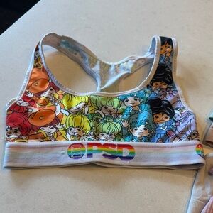PSD Rainbow Brite Character Print Sports Bra